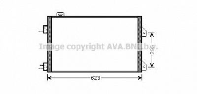AVA QUALITY COOLING rt5347 -  Конденсатор, кондиционер